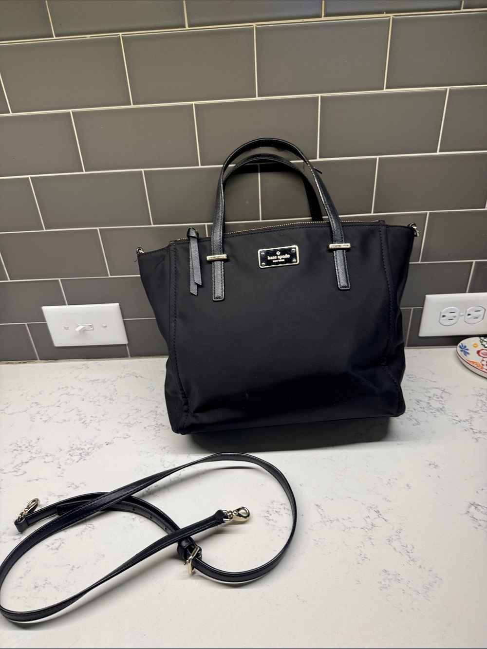 Kate Spade Wilson Road Alyse Satchel Nylon Crossbody Bag